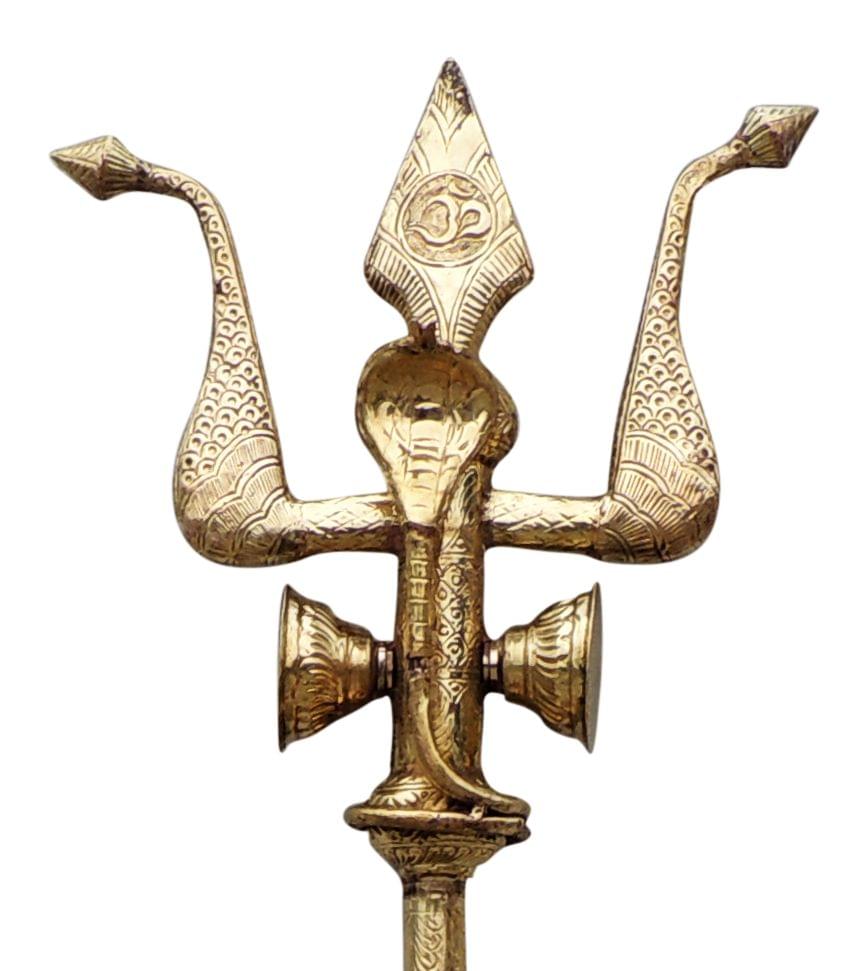 Brass Trishul — 48"