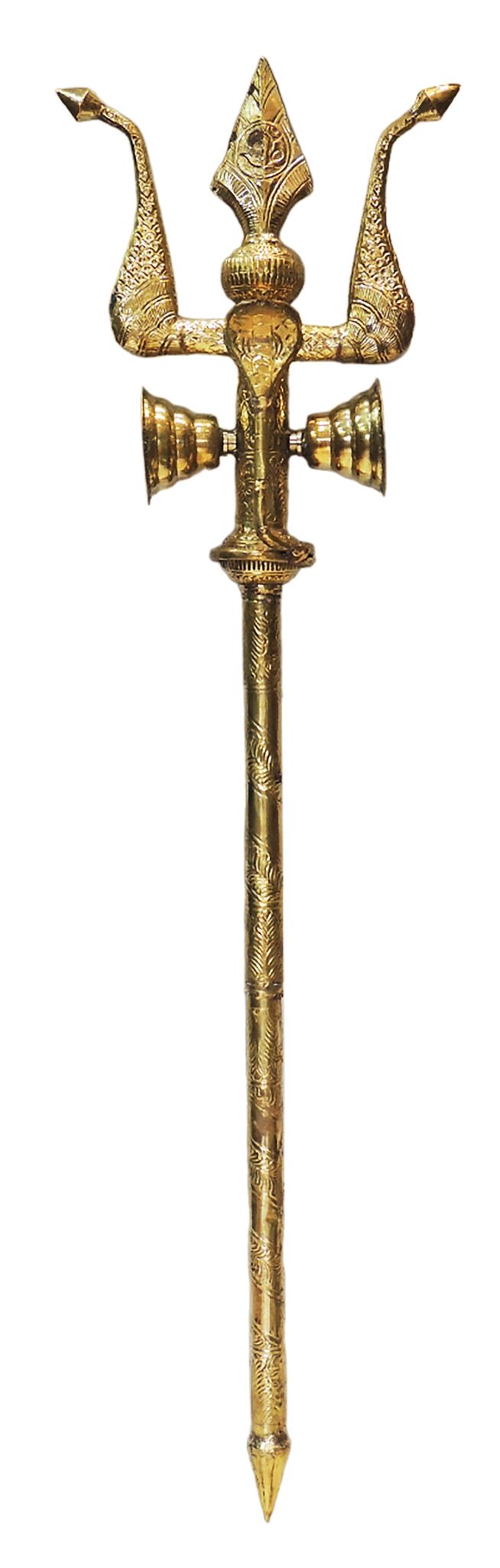 Brass Trishul — 60"