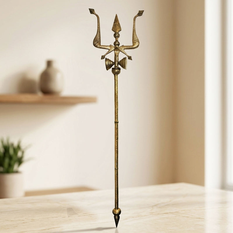 Brass Trishul — 116"
