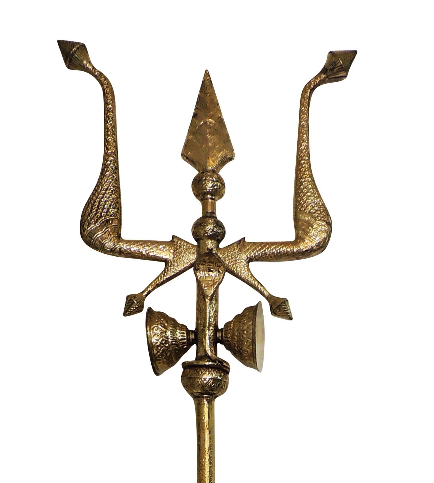 Brass Trishul — 116"