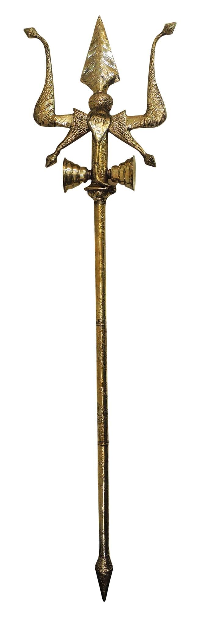 Brass Trishul — 79"