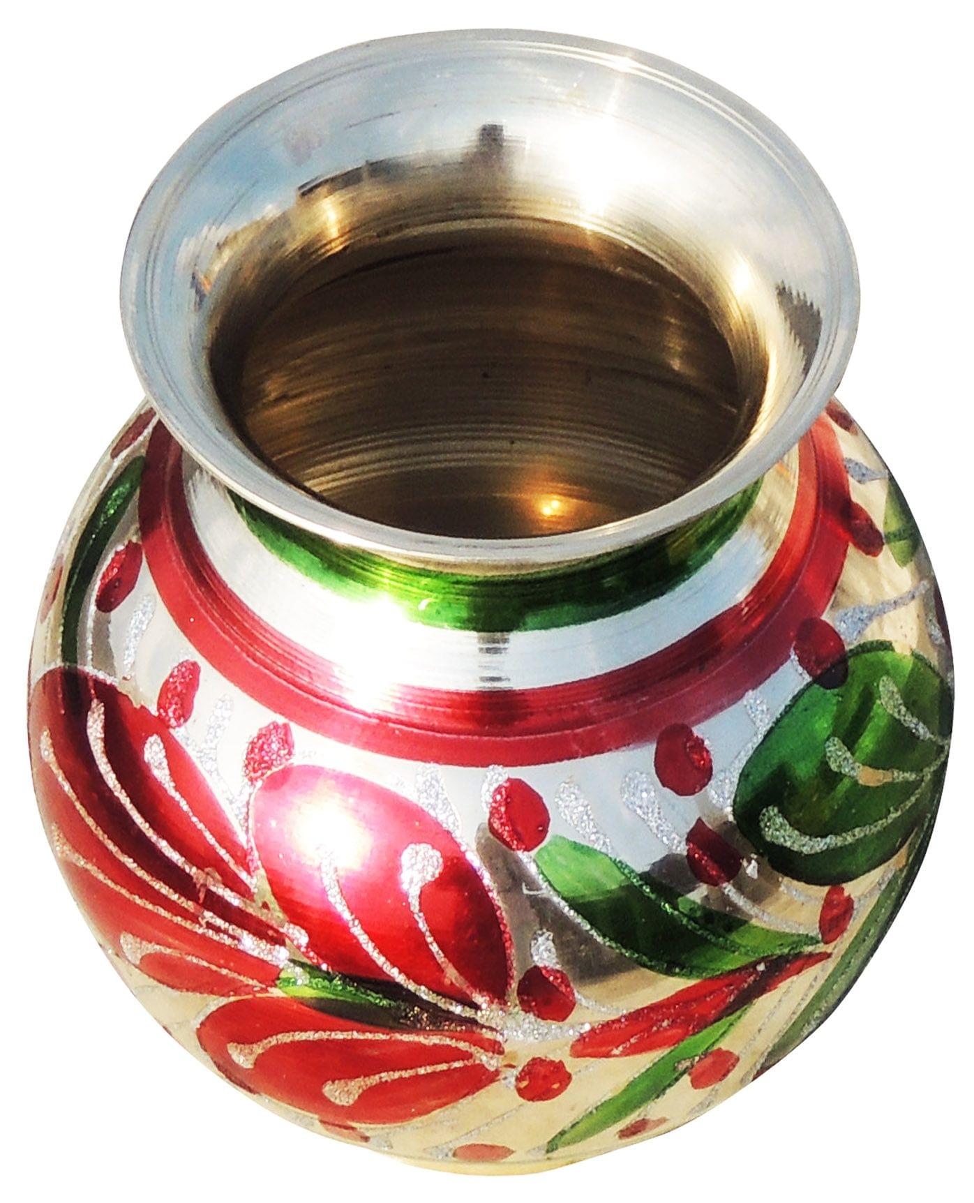 Brass Matki Colour No.16, 1.24 Liter — 5.6"