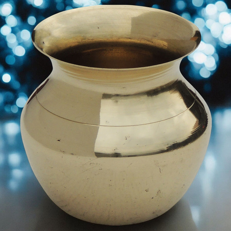 Brass Lota No. 4 , 300 ML — 3.4"
