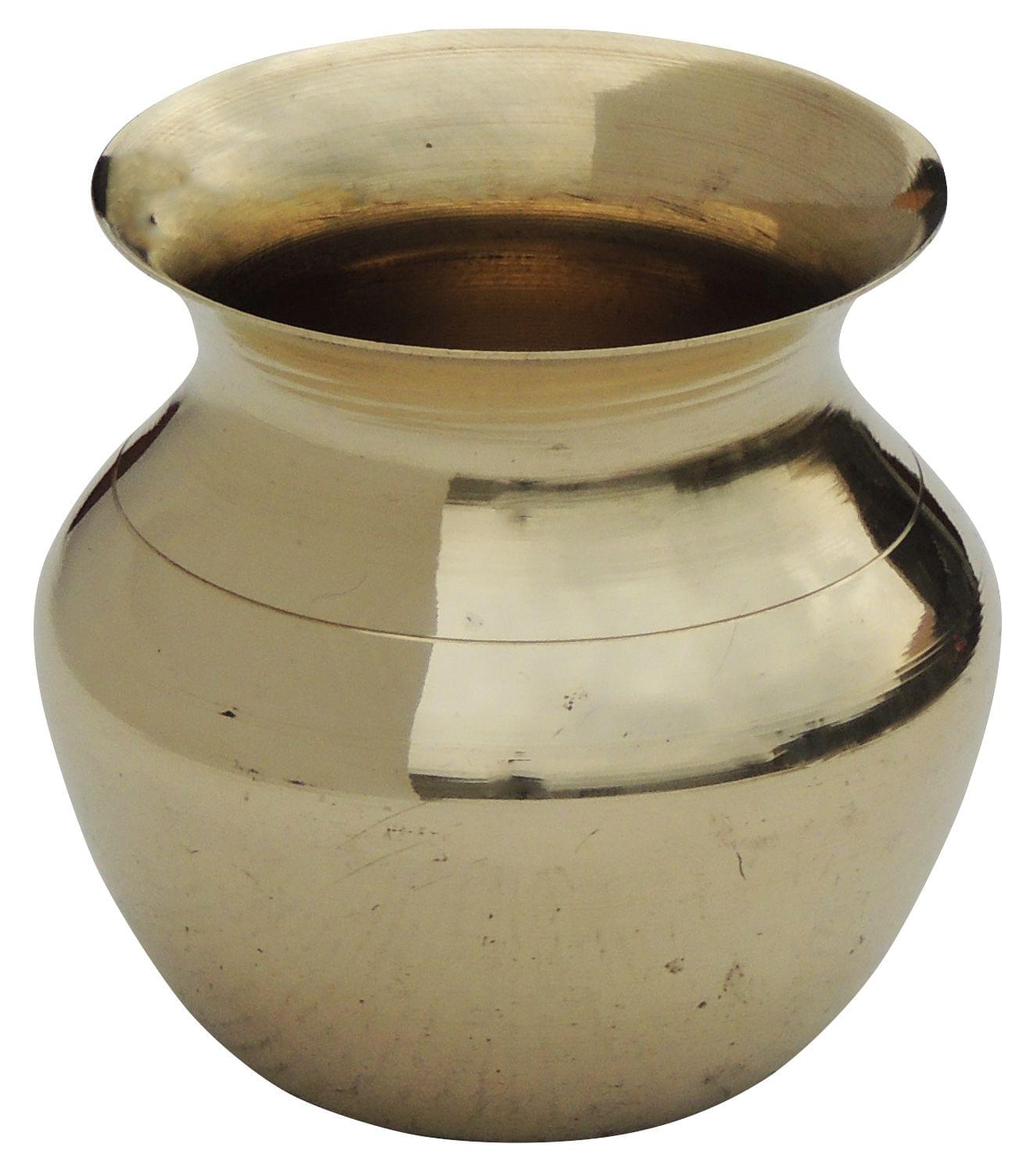 Brass Lota No. 4 , 300 ML — 3.4"