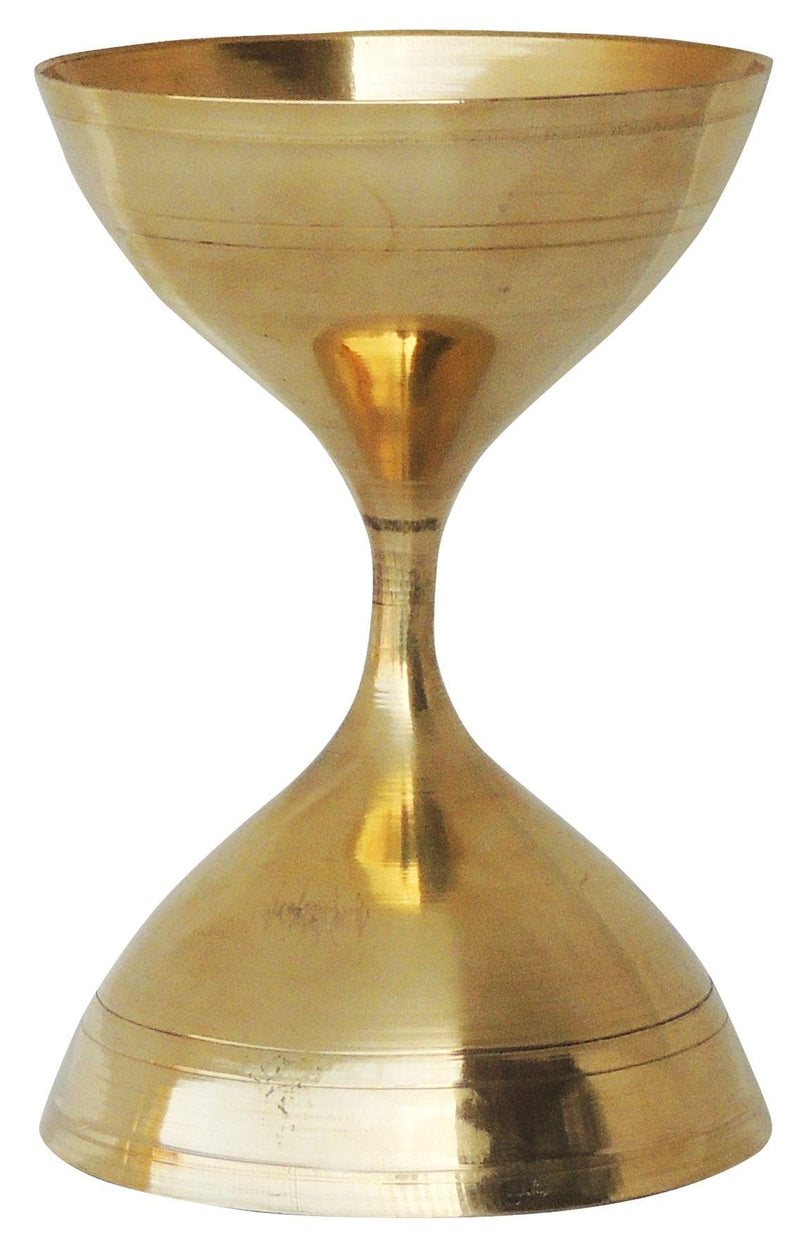 Brass Akhand Deepak No. 17 — 6"