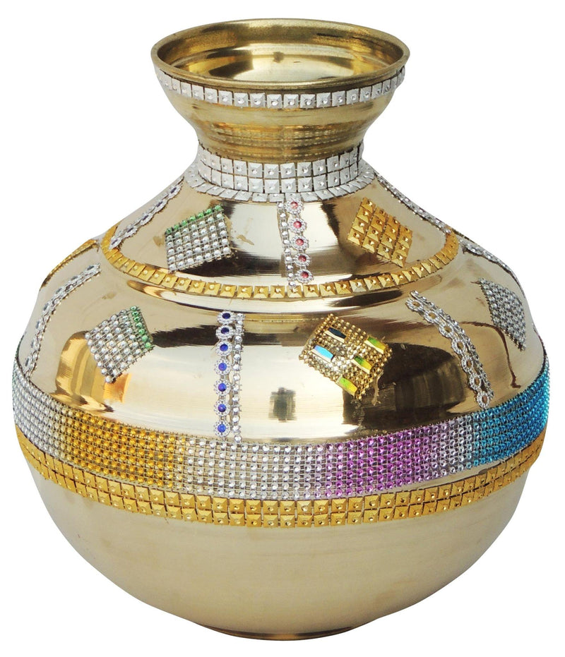 Brass Matka Kalash , 10 Liter — 12.5"