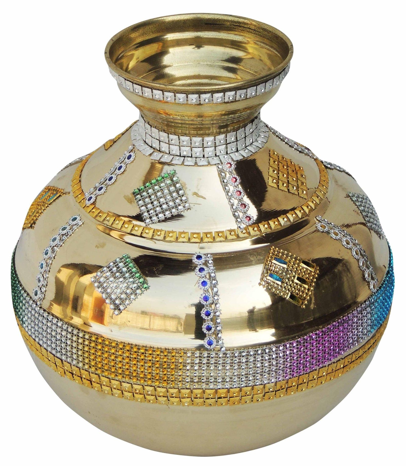 Brass Matka Kalash , 10 Liter — 12.5"