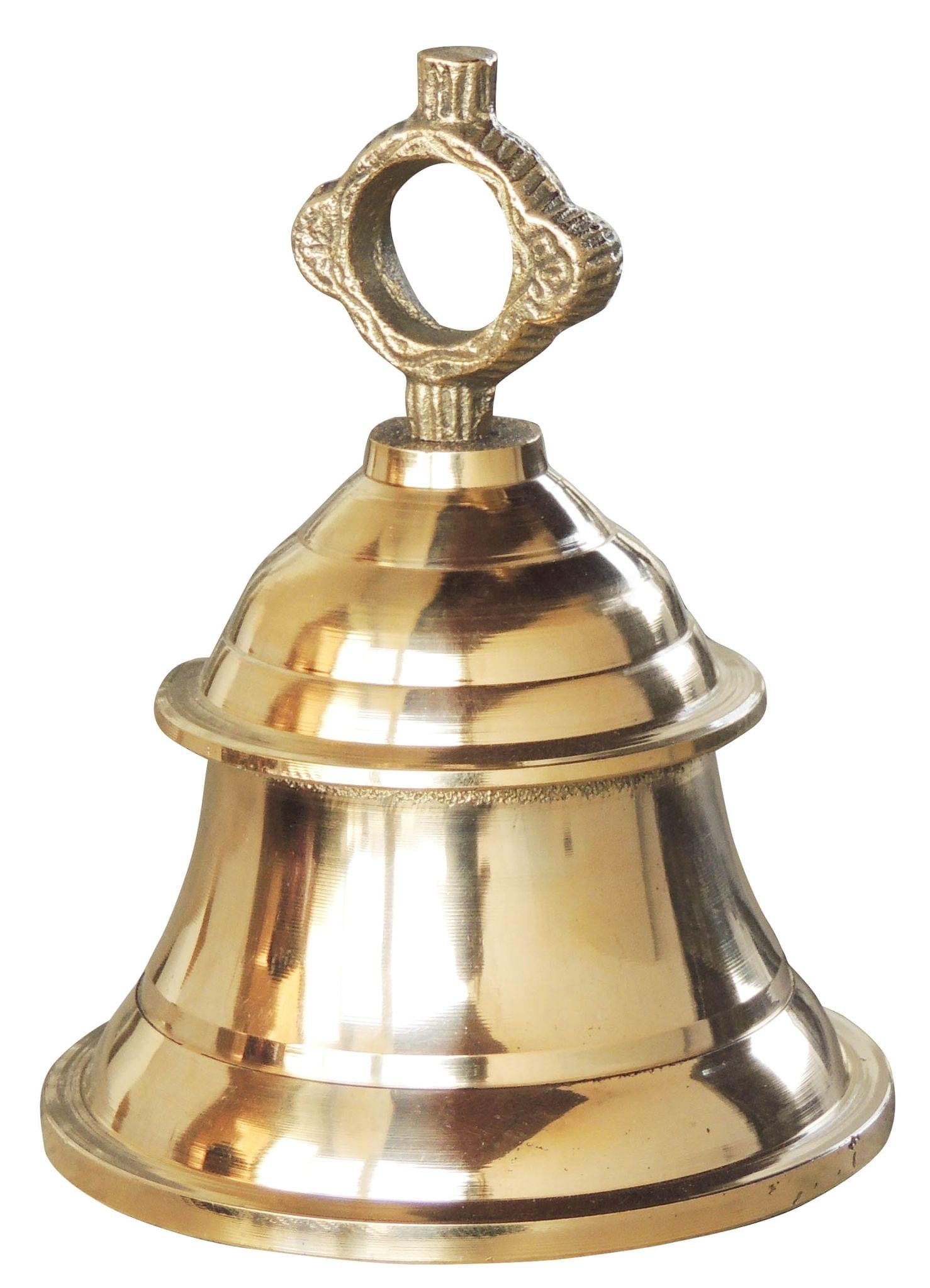 Brass Temple Pooja Bell, Ghanta — 7"