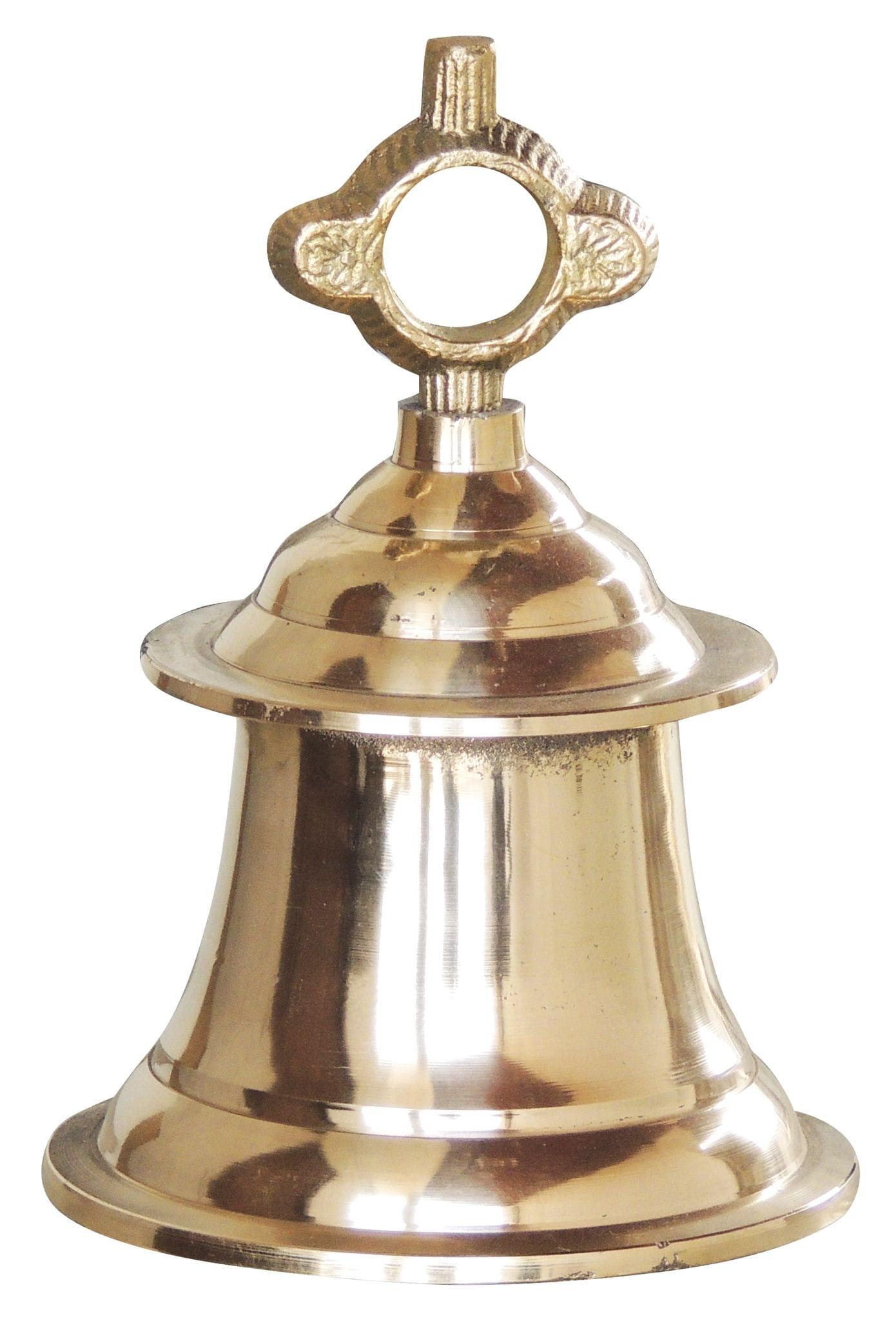 Brass Temple Pooja Bell, Ghanta — 10"