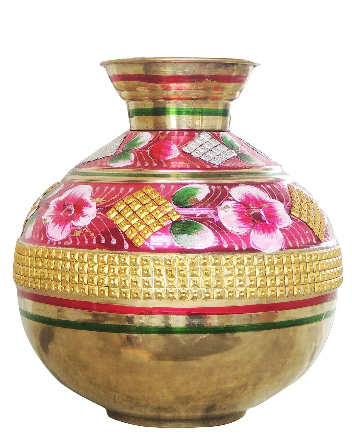 Brass Matka, 9.5 Liter — 11.7"