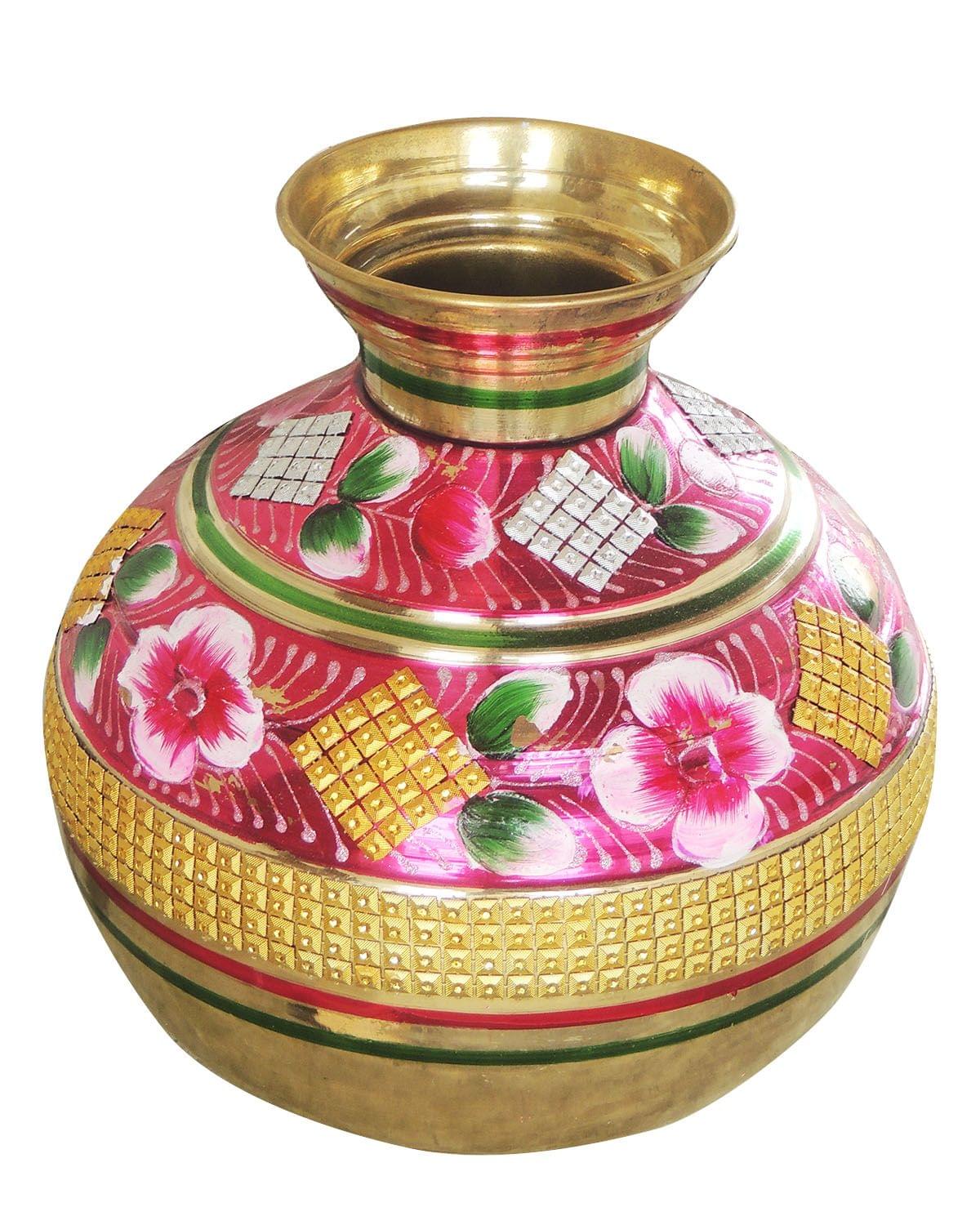 Brass Matka, 9.5 Liter — 11.7"