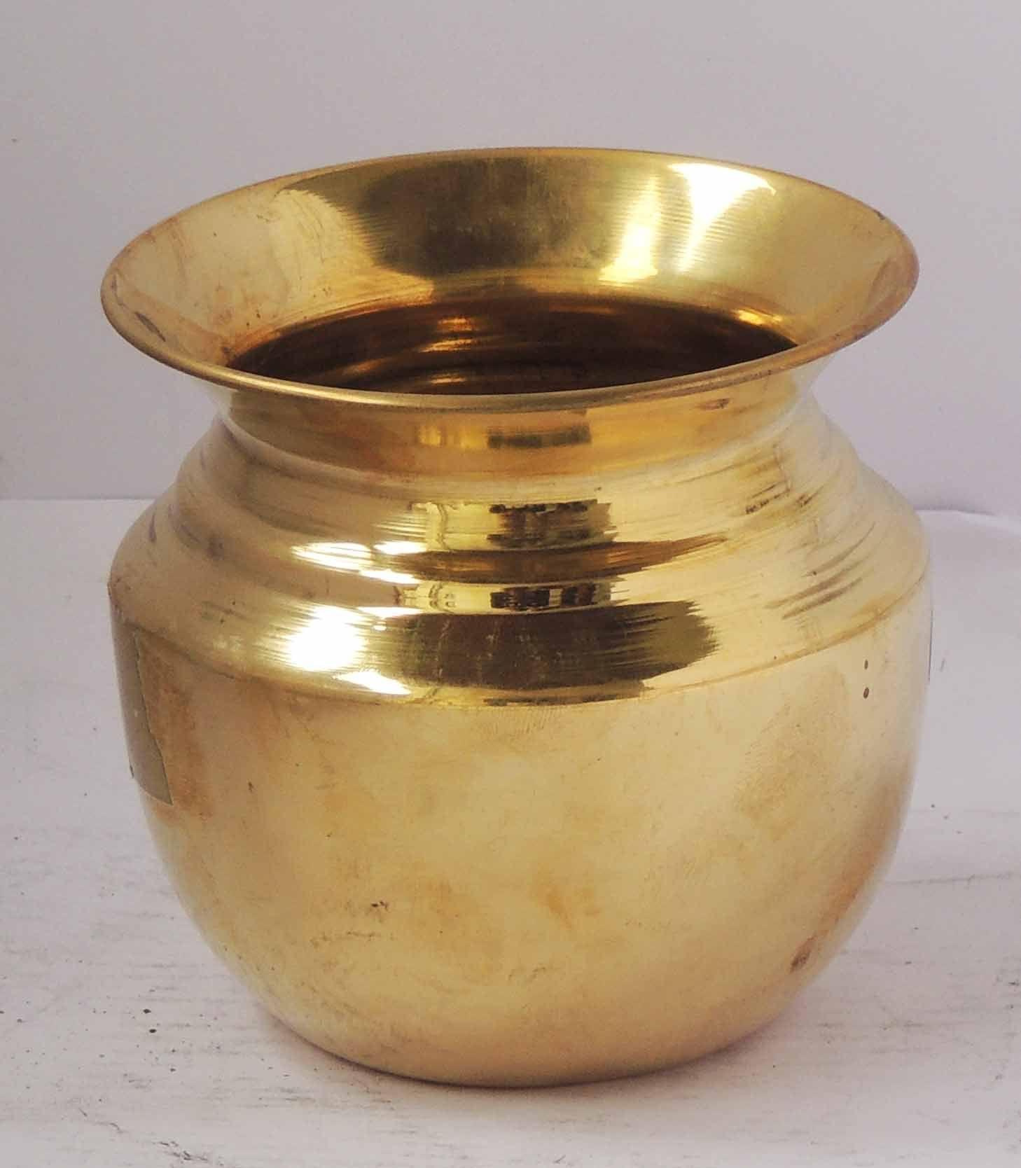 Brass Handi Lota No. 7 570 ML — 4"