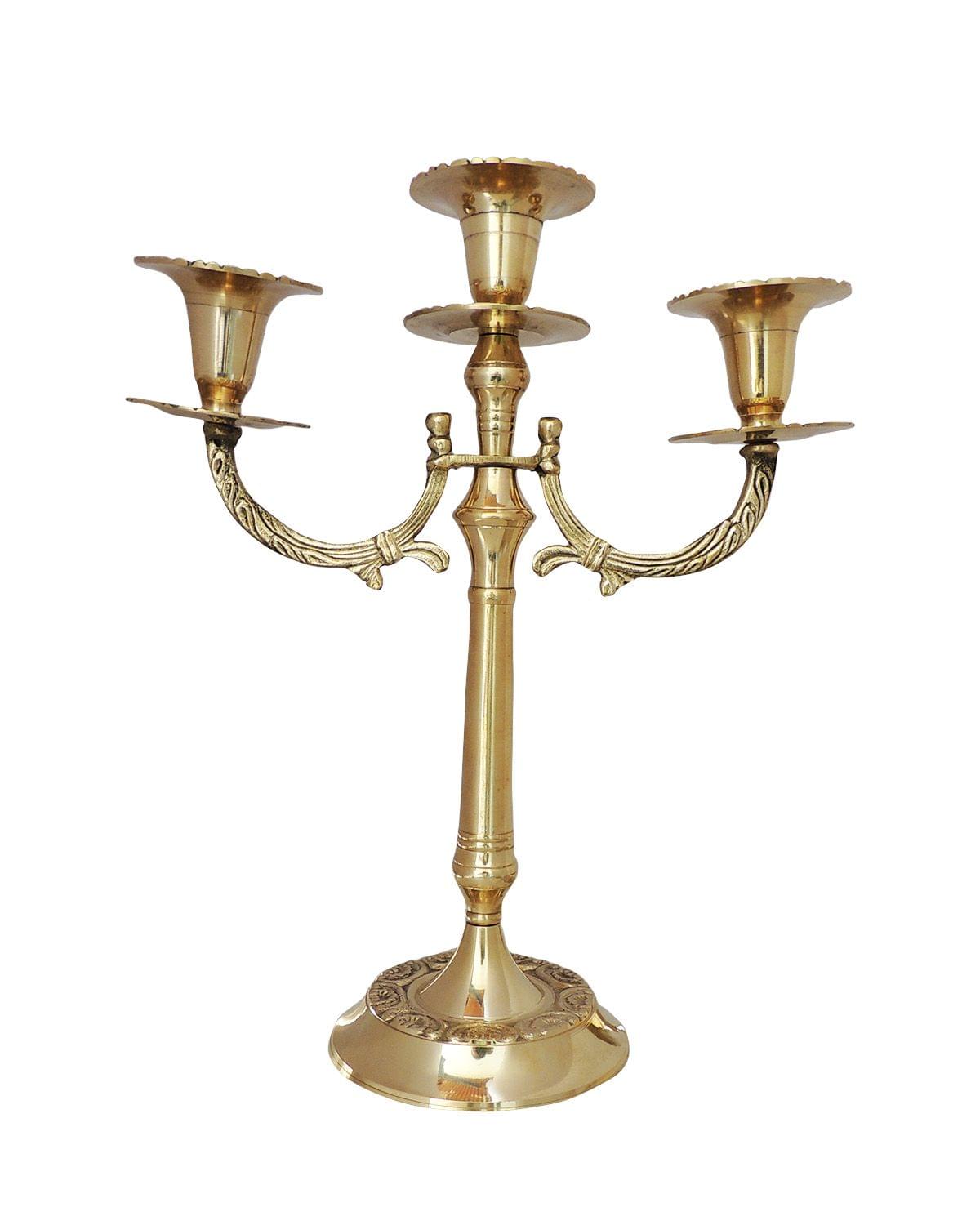 Brass Candle Stand s — 12"