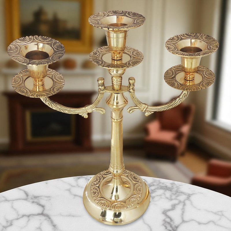 Brass Candle Stand s — 12"
