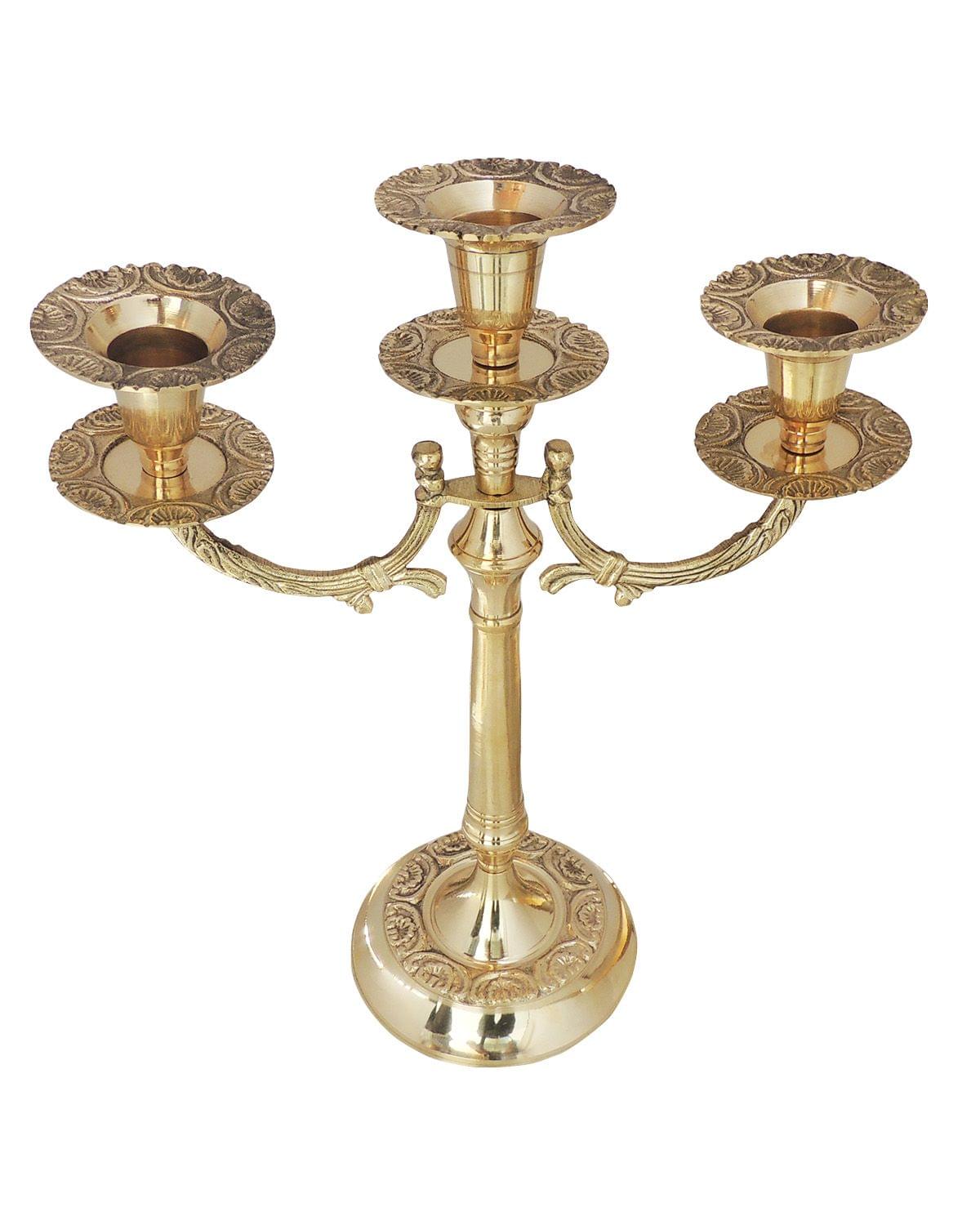 Brass Candle Stand s — 12"