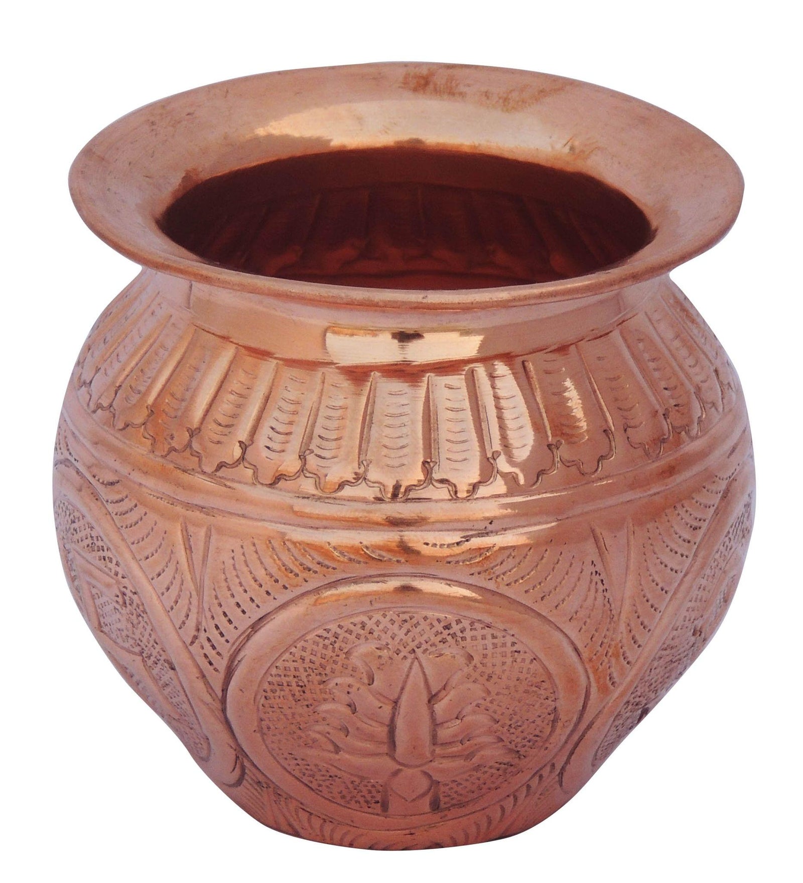 Copper Lota Chatai No. 8 , 450 ML — 4"