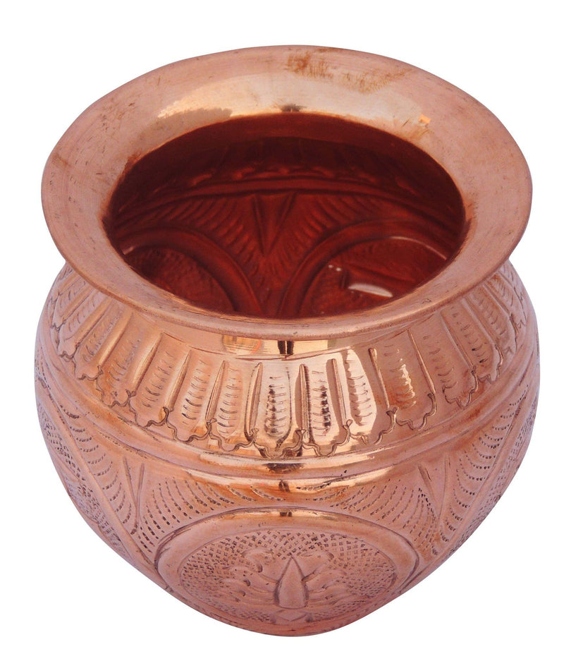 Copper Lota Chatai No. 8 , 450 ML — 4"