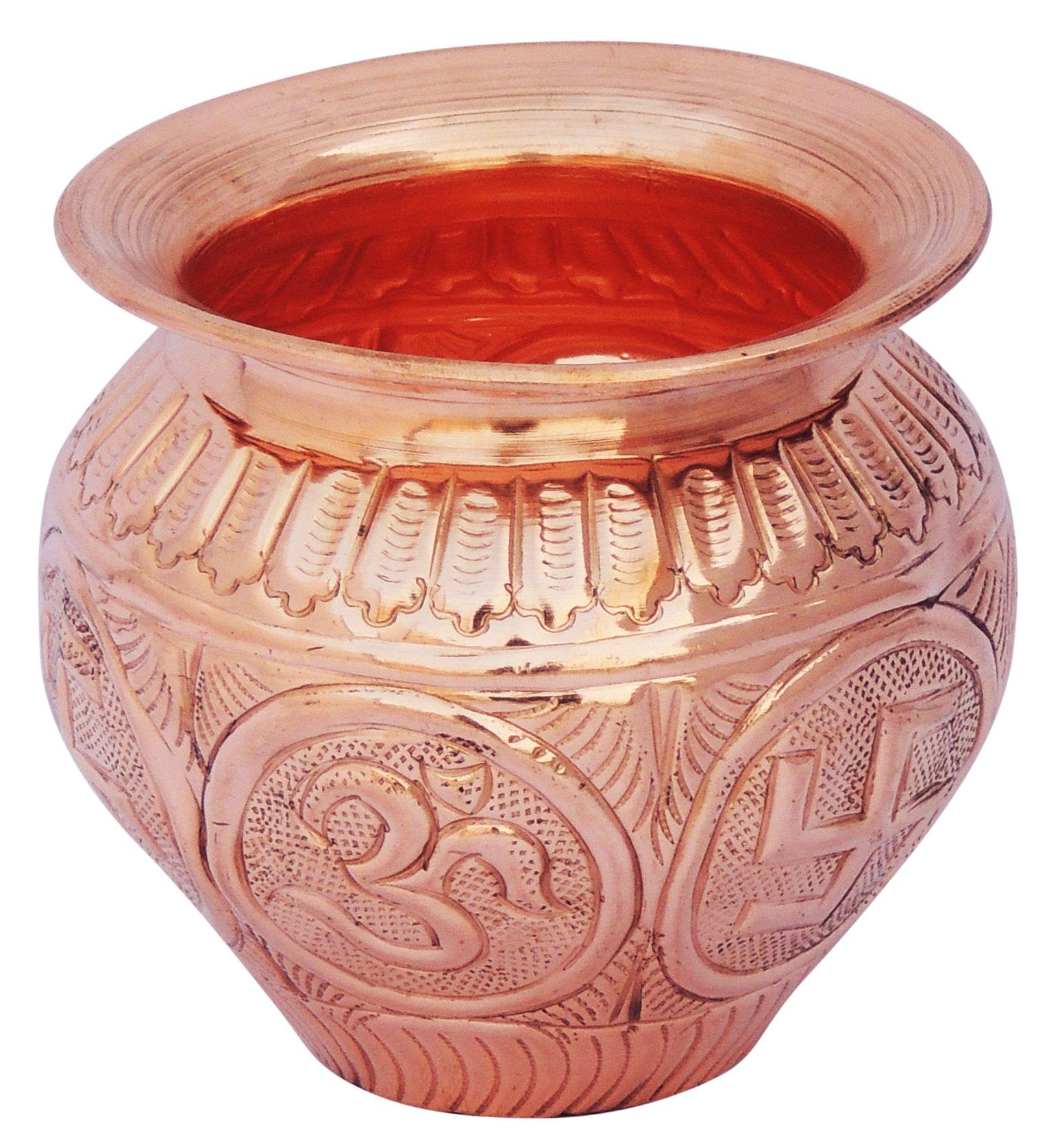 Copper Lota Chatai No. 9 , 600 ML — 4.8"