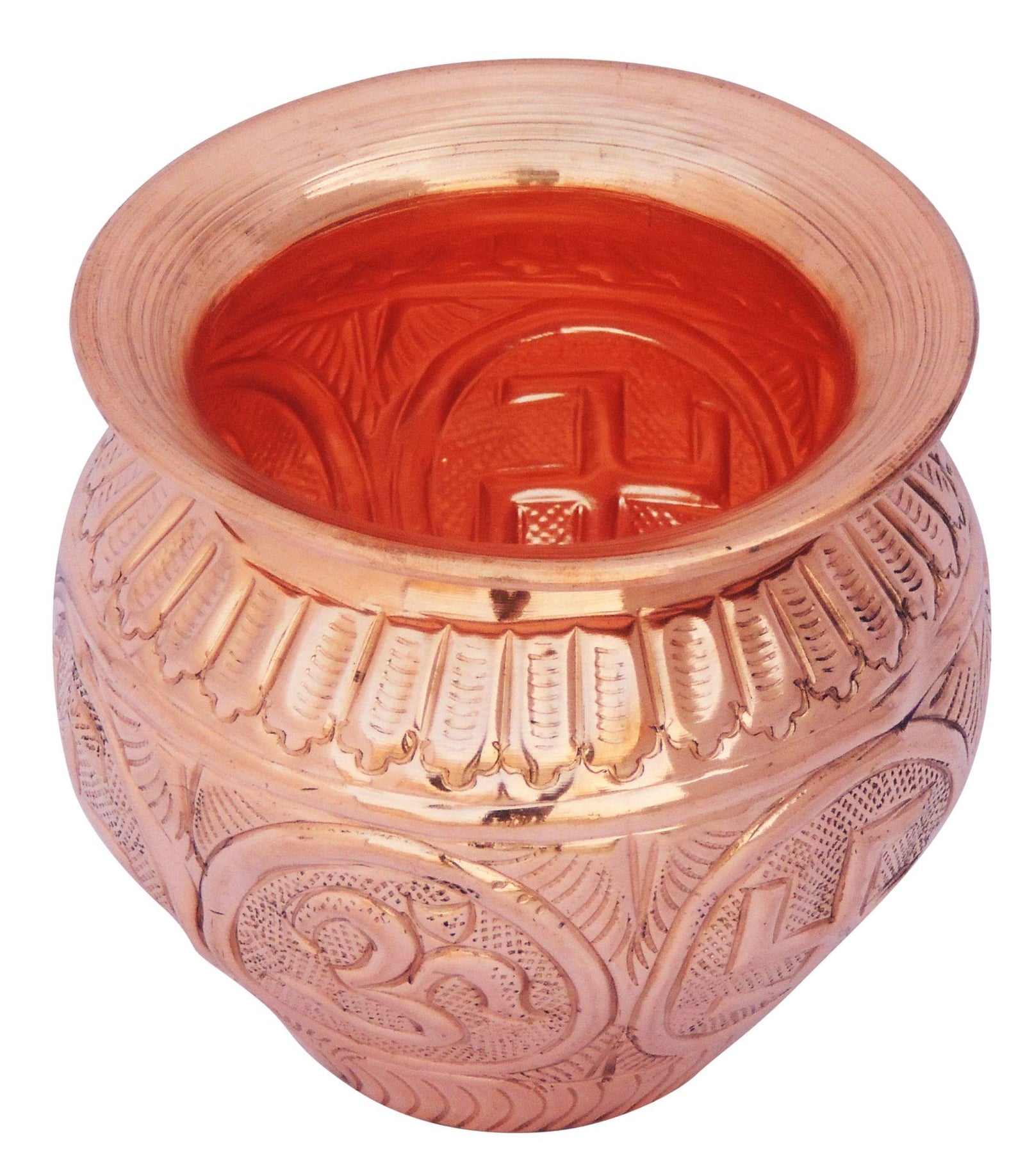 Copper Lota Chatai No. 9 , 600 ML — 4.8"
