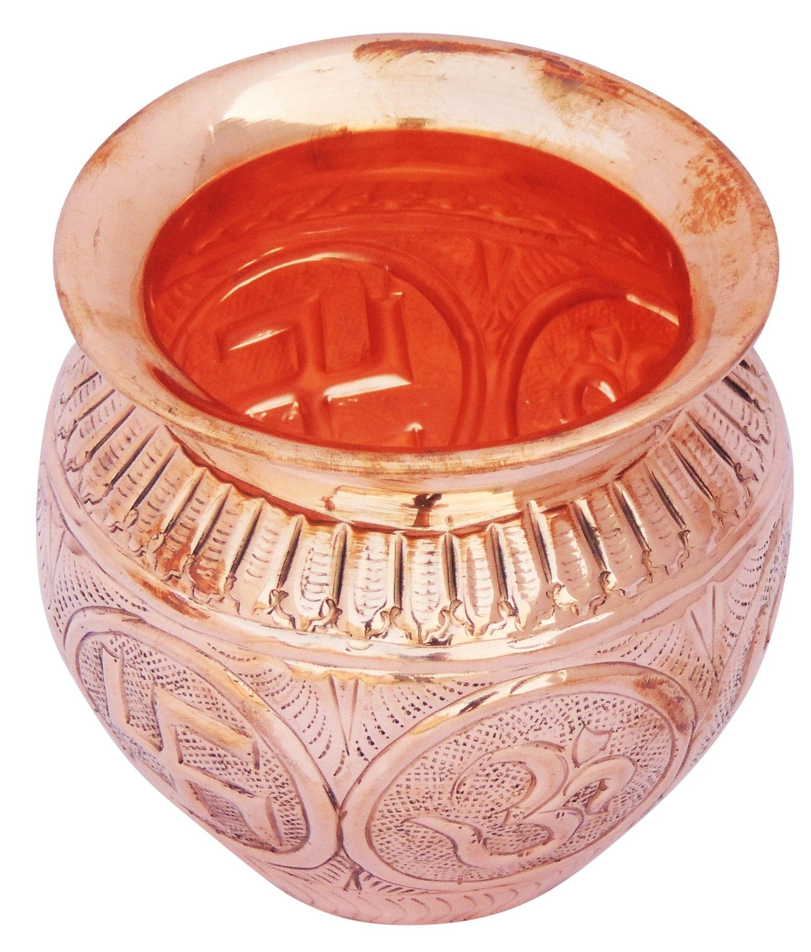 Copper Lota Chatai No. 10 , 900 ML — 5"