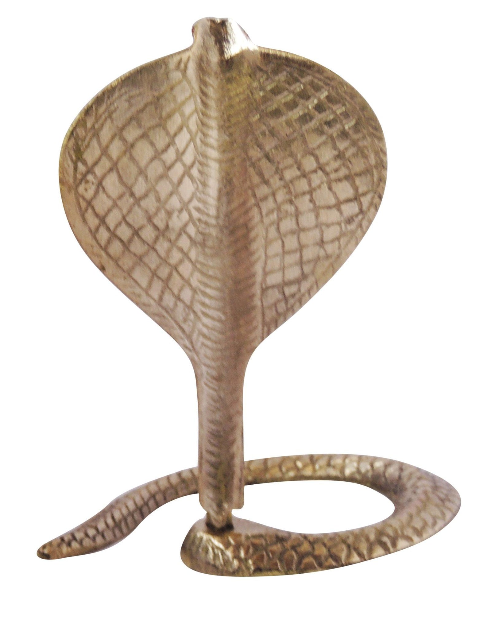 Brass Snake (For Shivling) — 6.5"