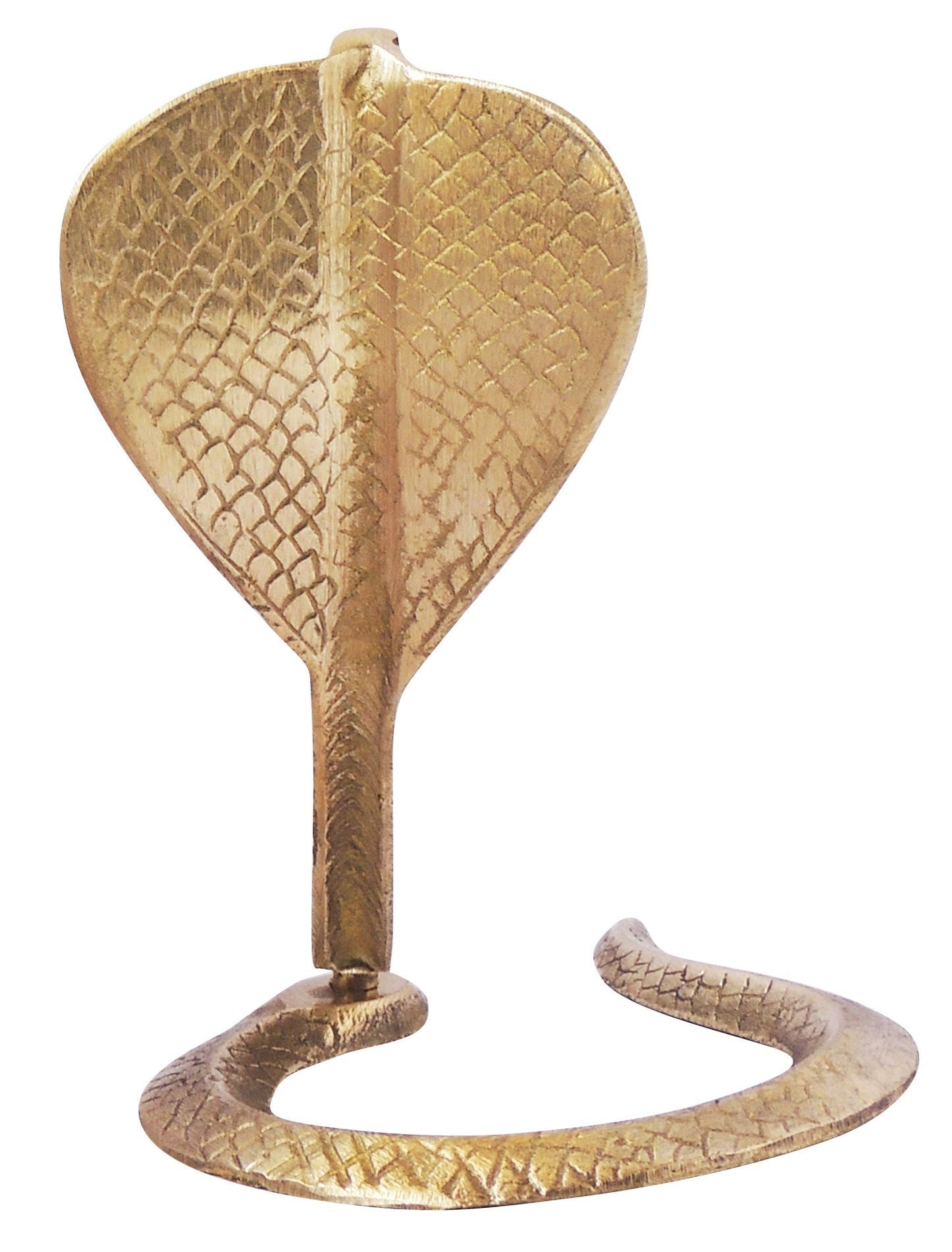 Brass Snake (For Shivling) — 7"