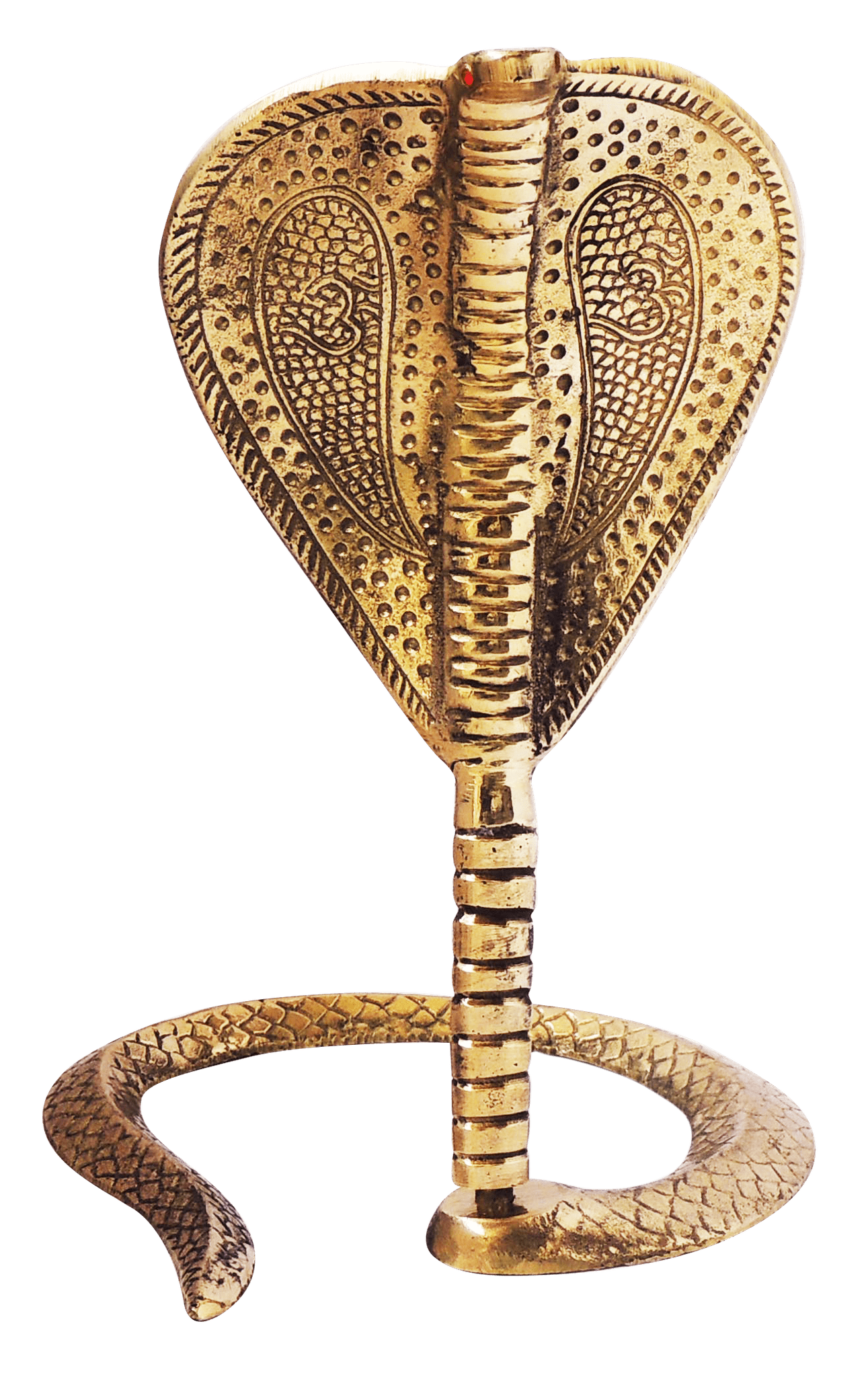 Brass Snake (for shivling) — 10"