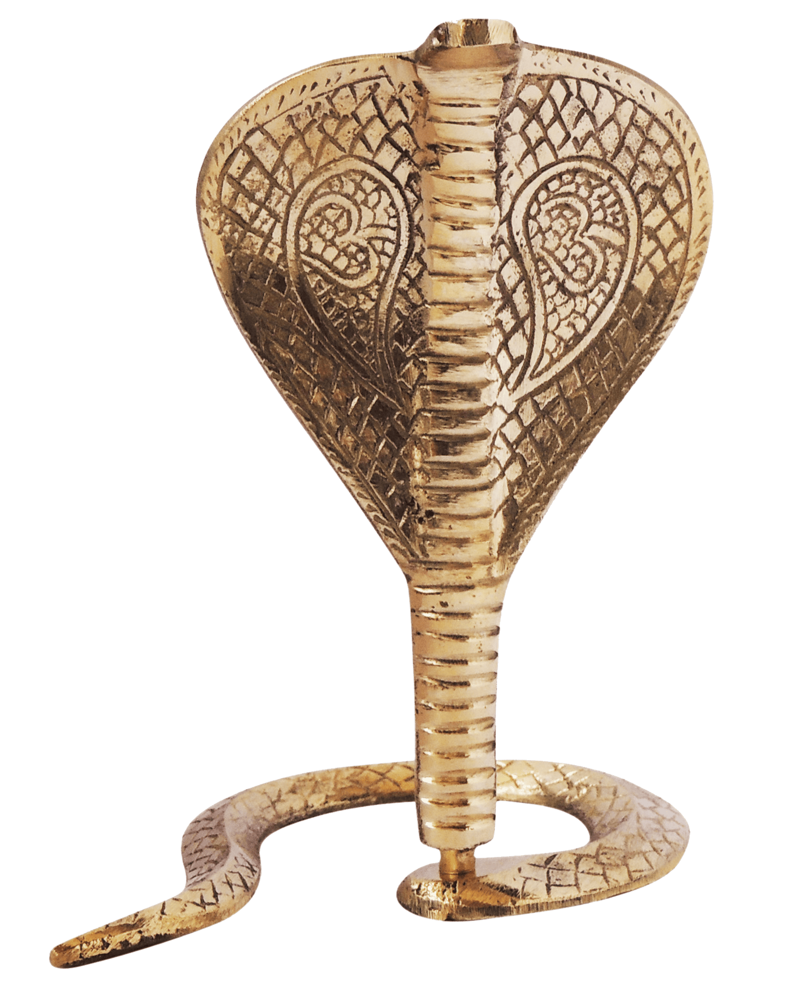 Brass Snake (for shivling) — 8"