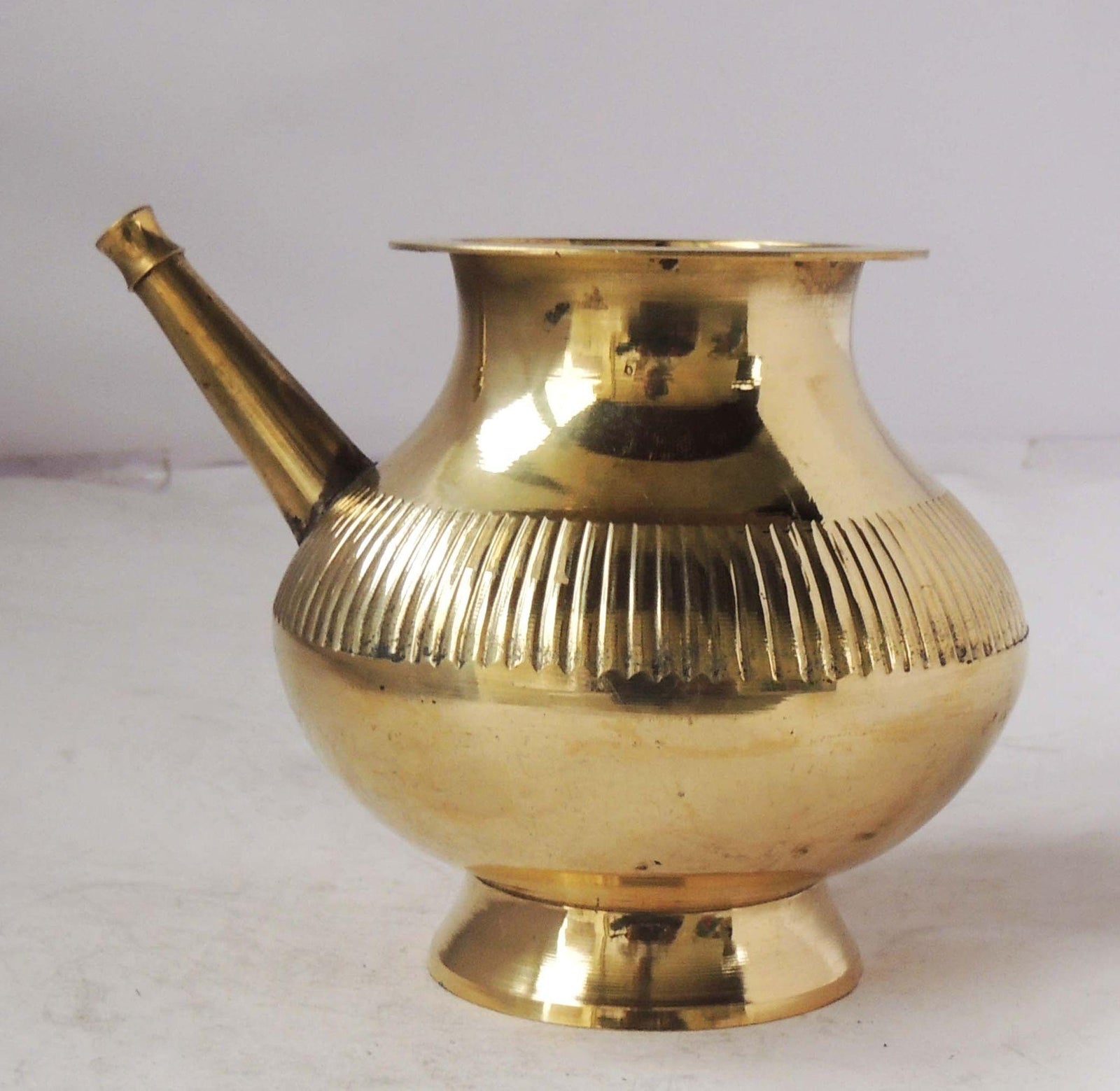 Brass Karwa Salai 22 , 800 ML — 5.6"