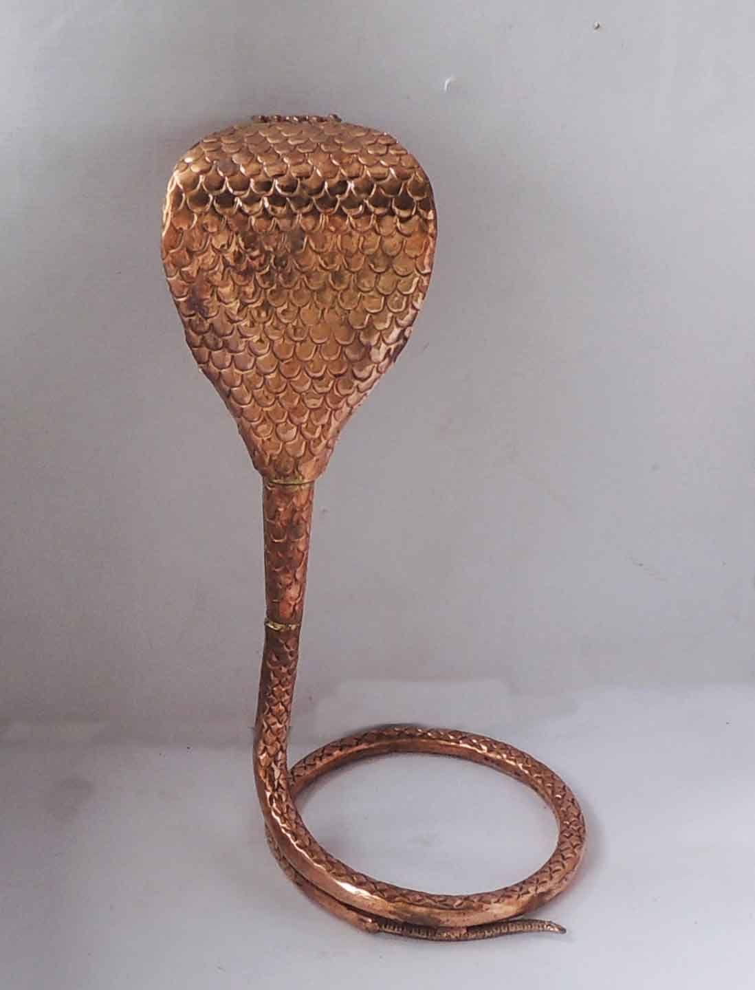 Copper Panch Mukhi Snake — 18"