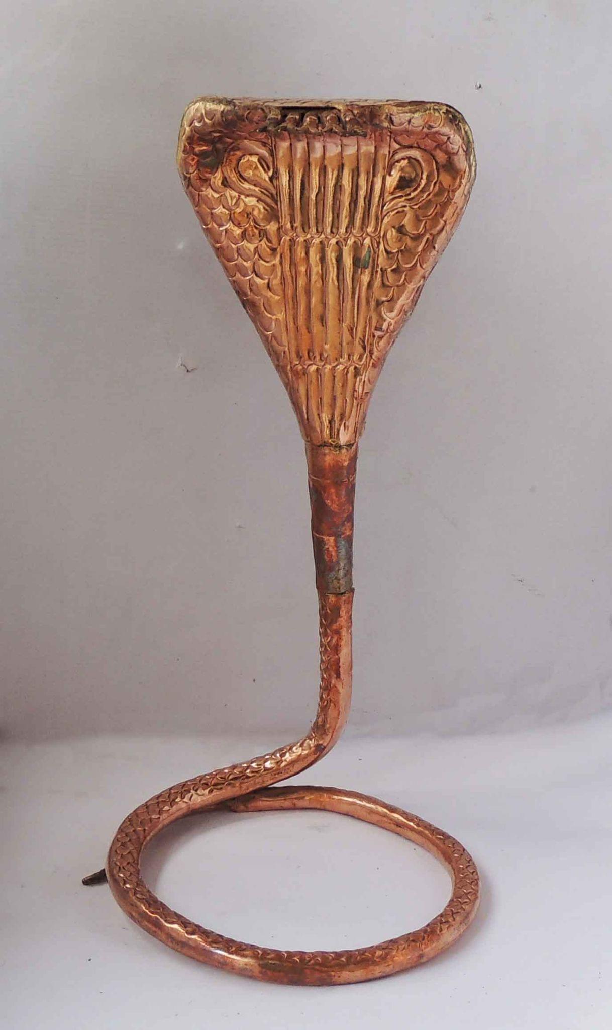 Copper Panch Mukhi Snake — 19"