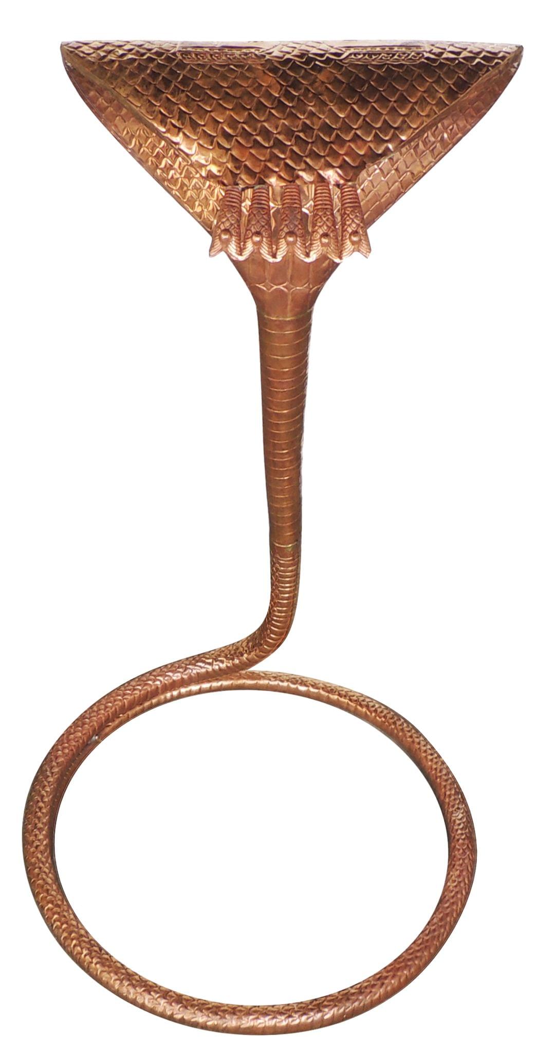 Copper Shivling Big Snake — 36.5"