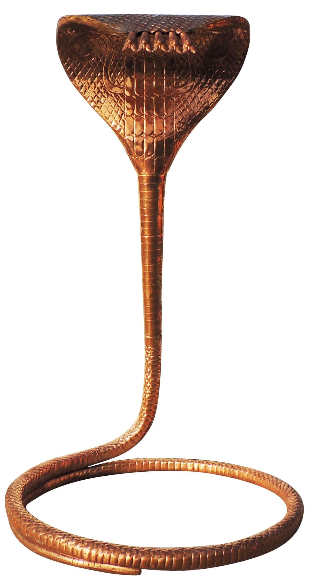 Copper Shivling Big Snake — 36.5"
