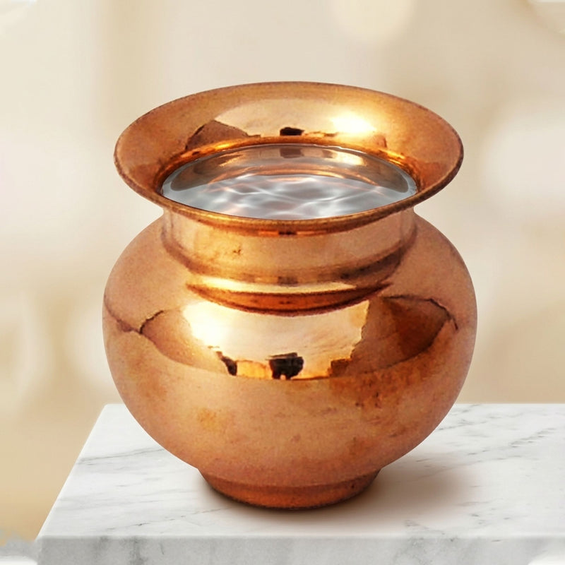 Copper Lota, 300 ML — 3.4"