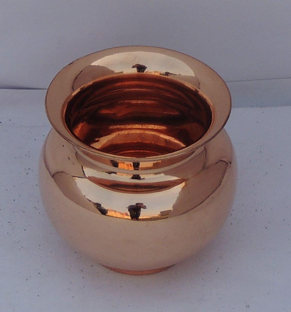 Copper Lota, 400 ML — 3.8"