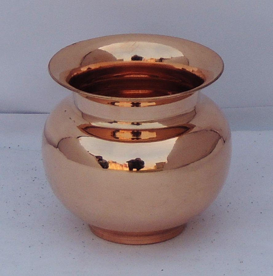 Copper Lota, 400 ML — 3.8"