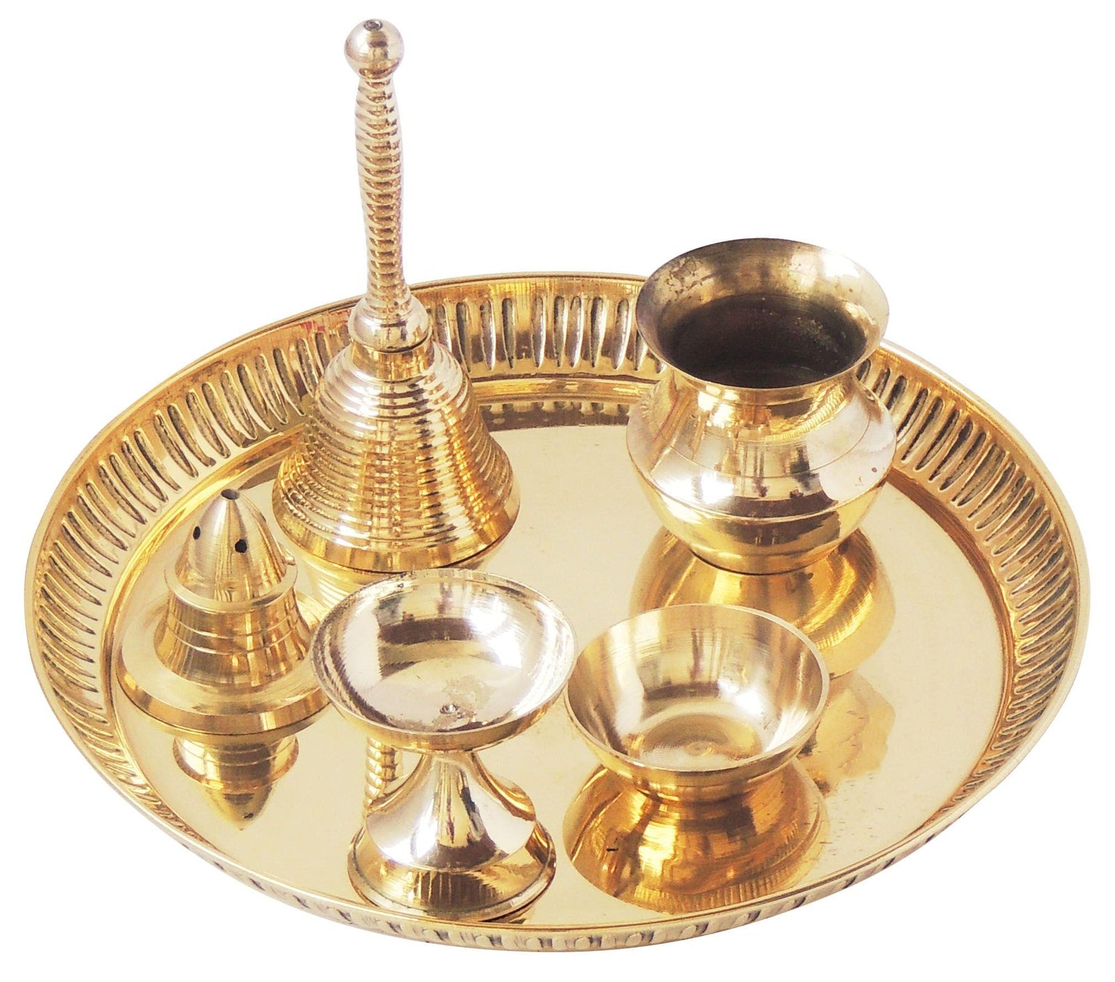 Brass Puja Plate — 0.5"