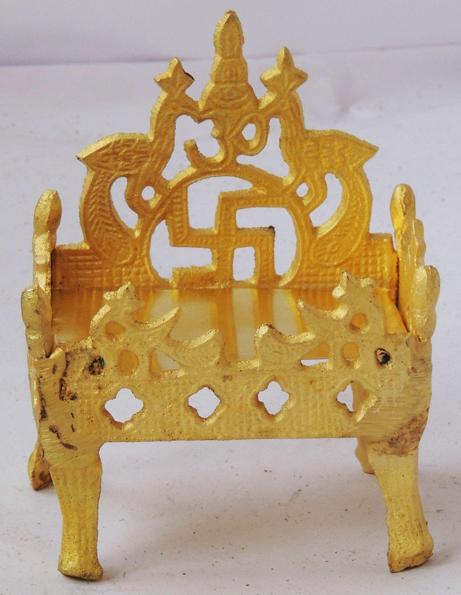Brass Shingasan Dhalai For — 5"