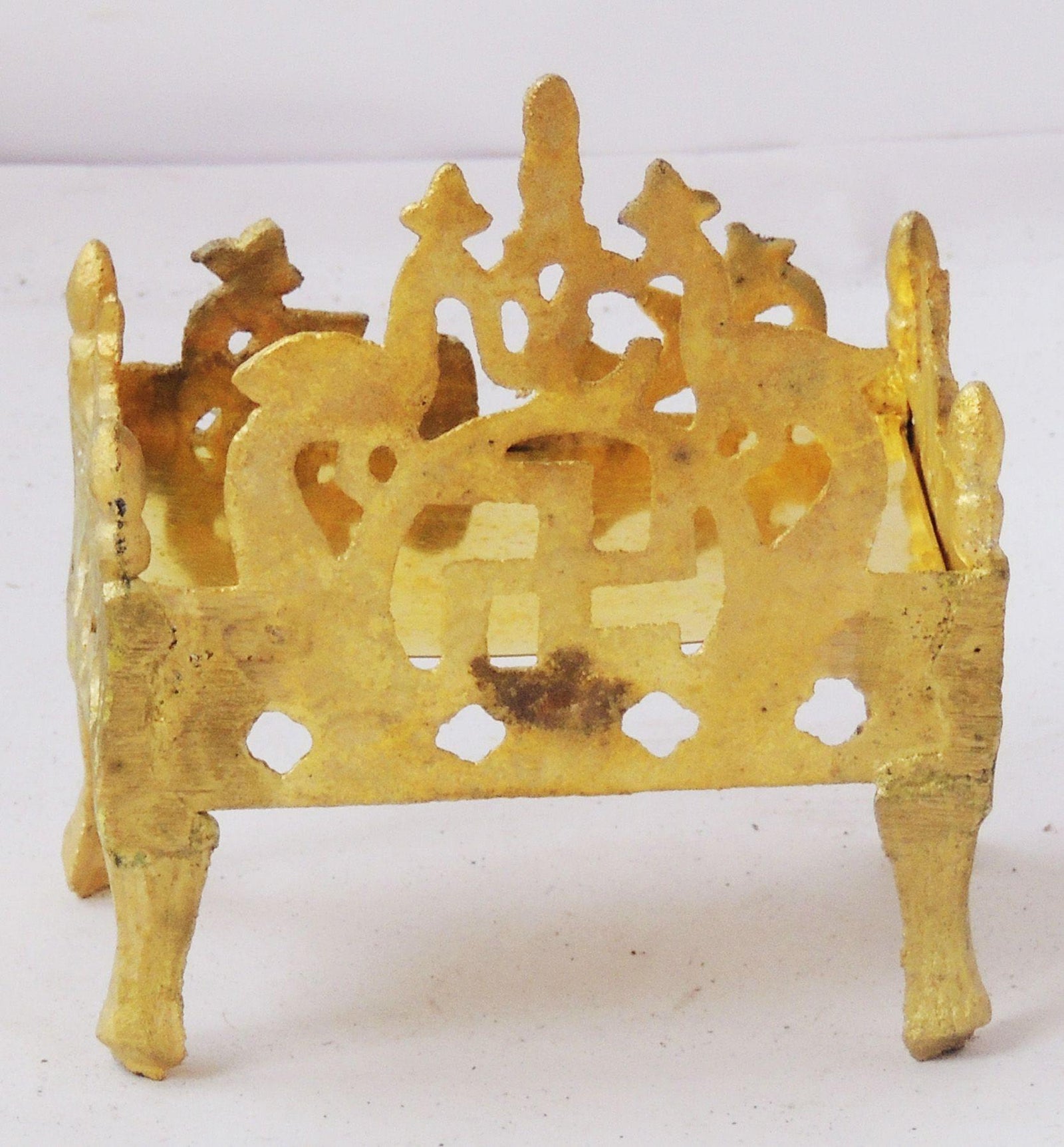 Brass Shingasan Dhalai For — 5.4"