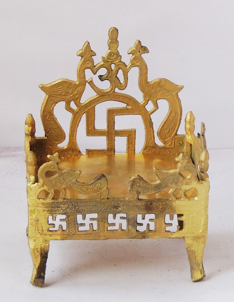 Brass Shingasan Dhalai For — 9"