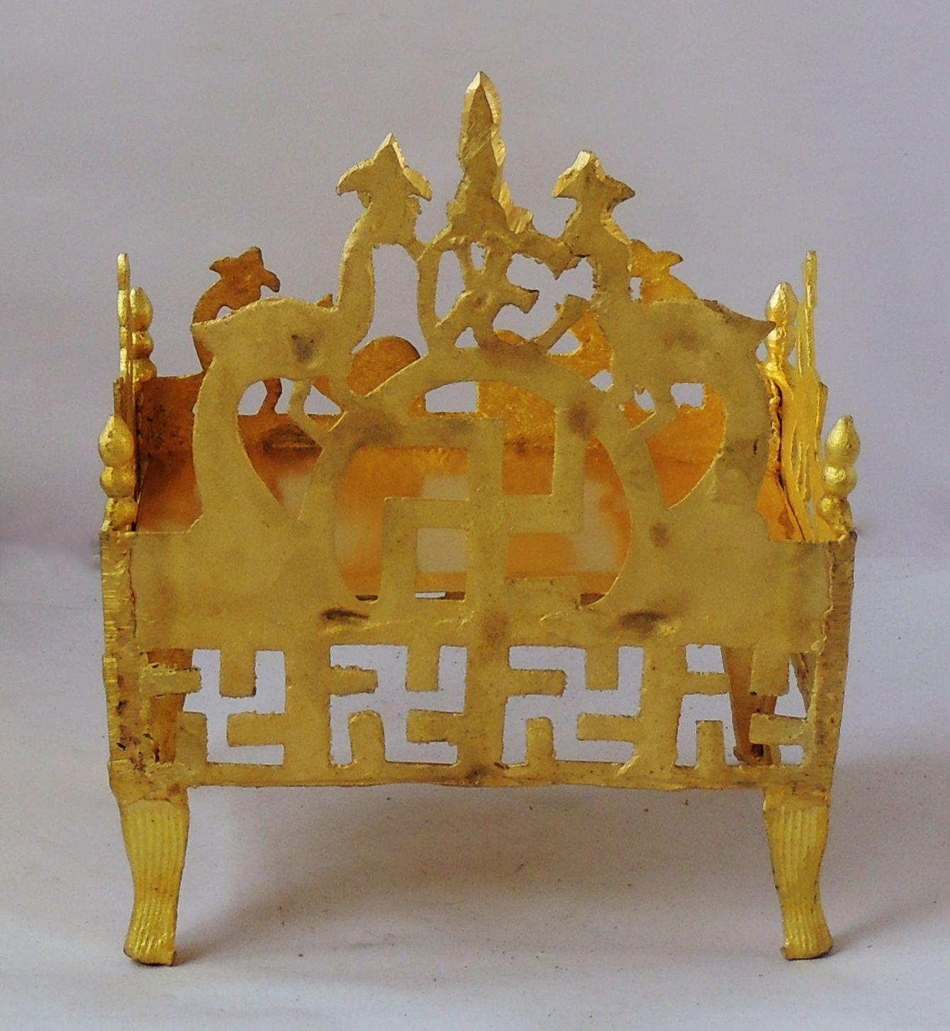Brass Shingasan Dhalai For — 9.5"