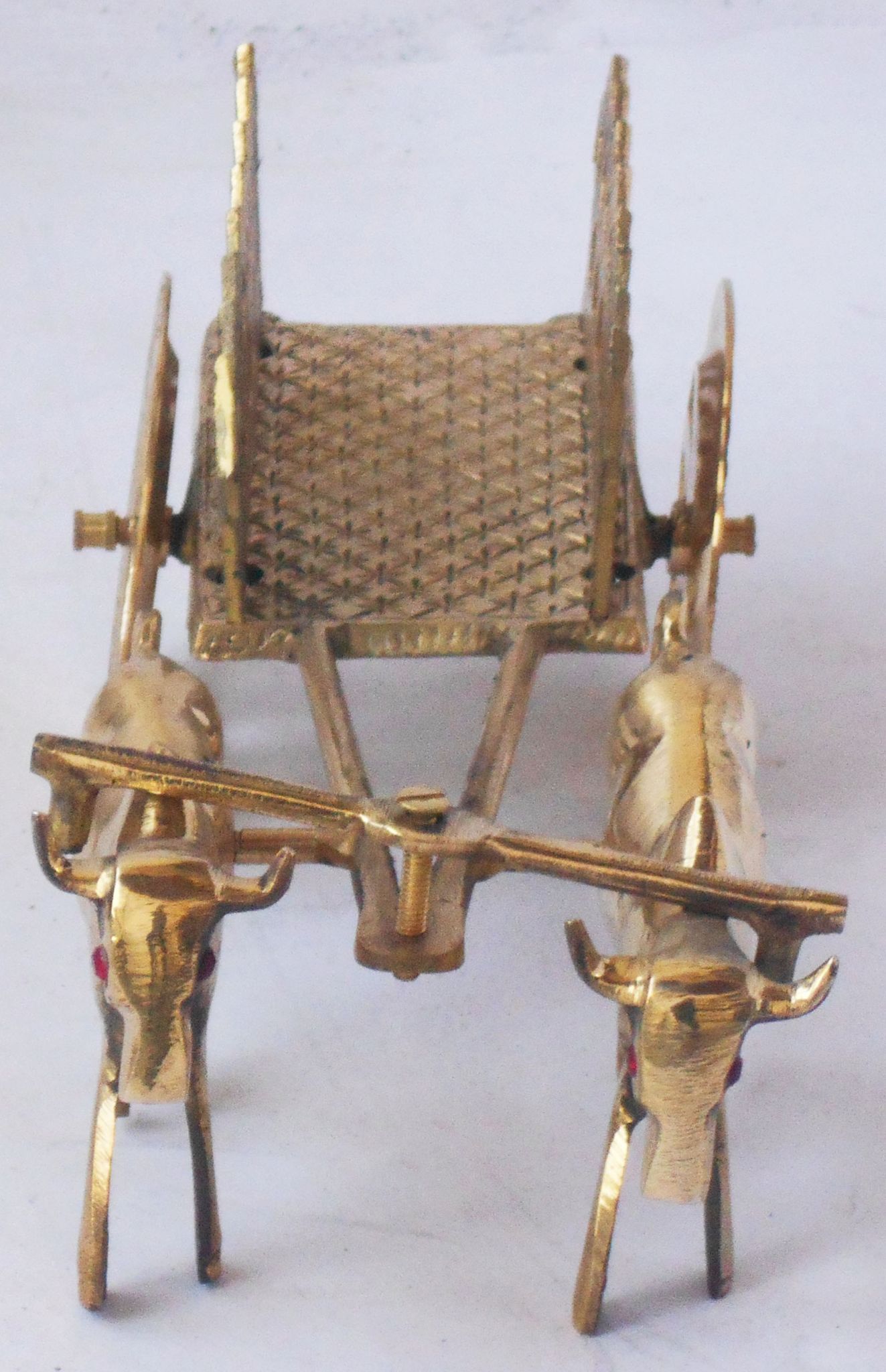 Brass Bull Cart — 3.5"