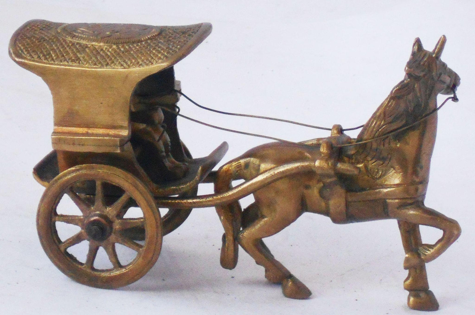 Brass Hourse Cart — 3.2"