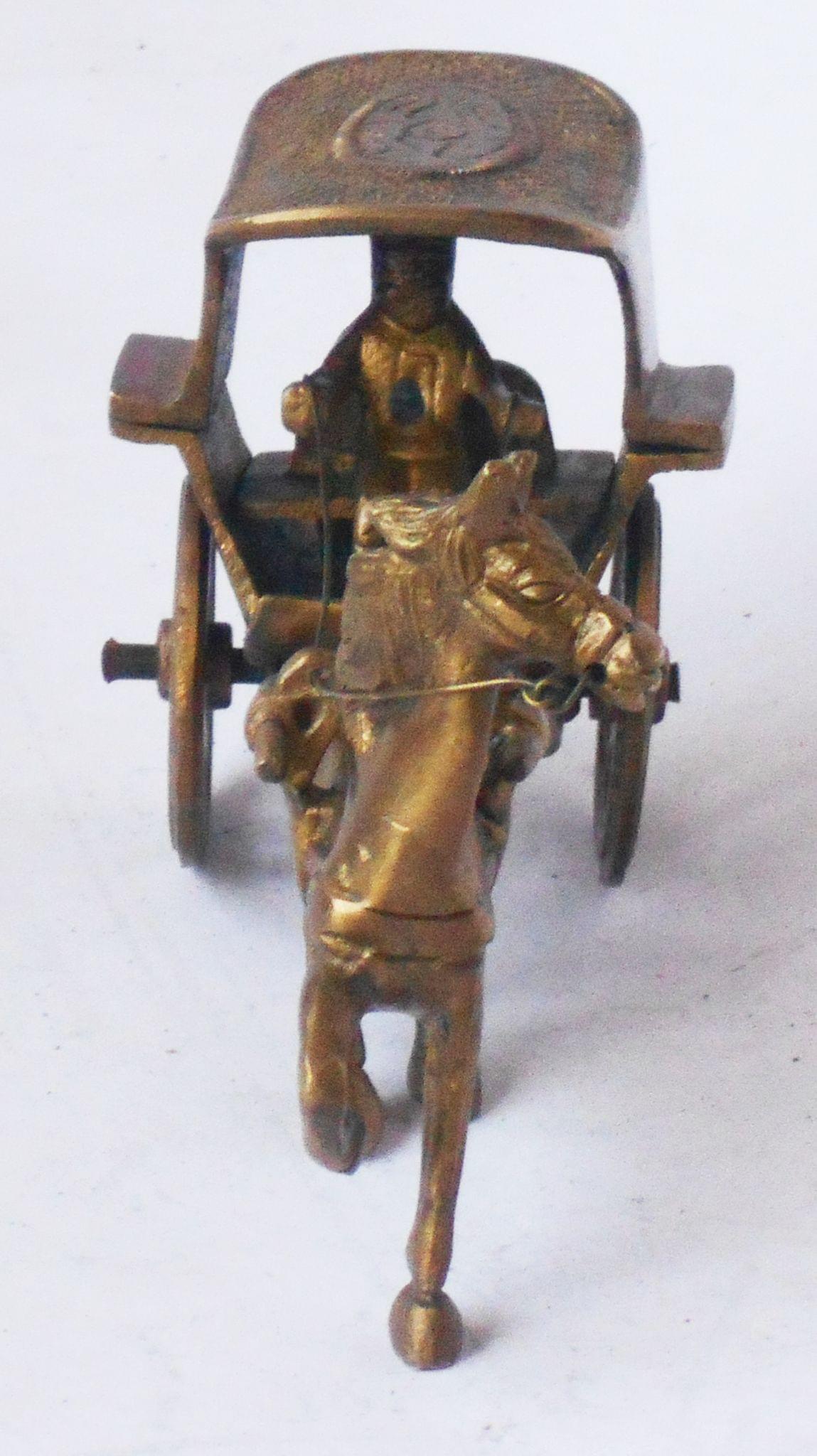 Brass Hourse Cart — 3.2"