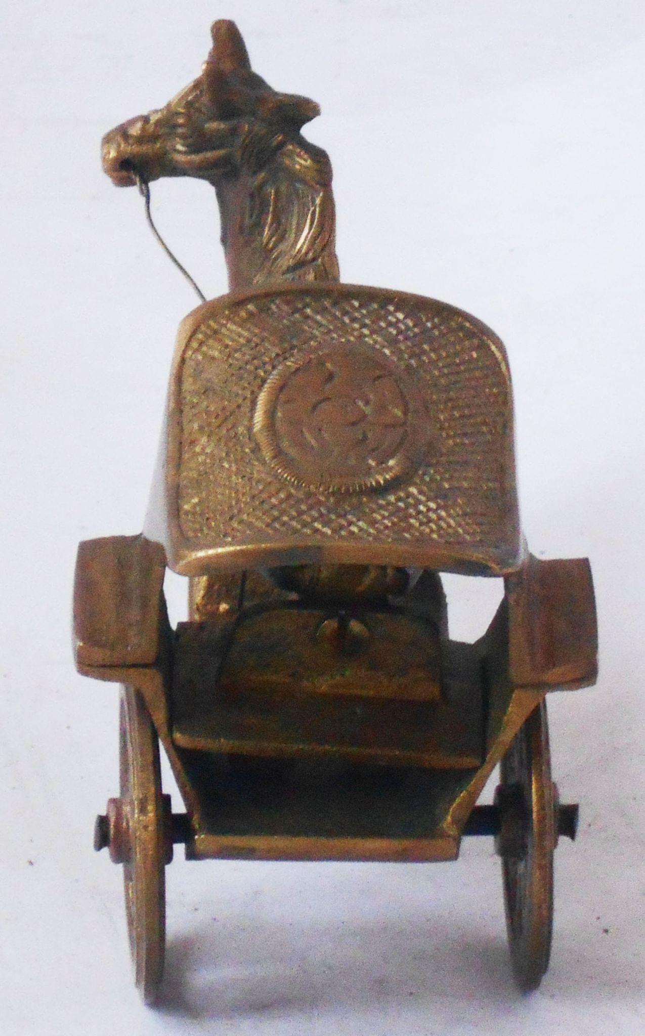 Brass Hourse Cart — 3.2"