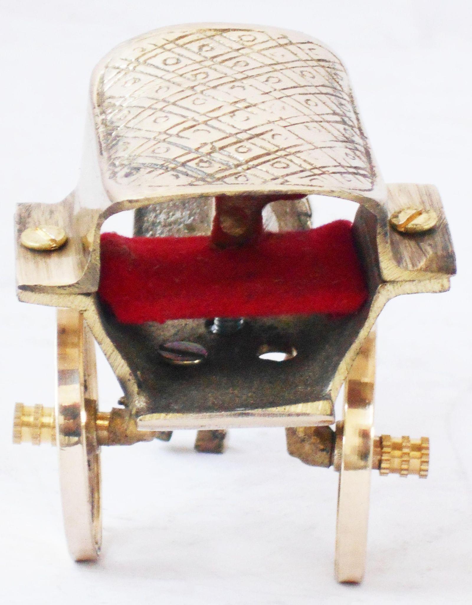 Brass Hourse Cart — 3"