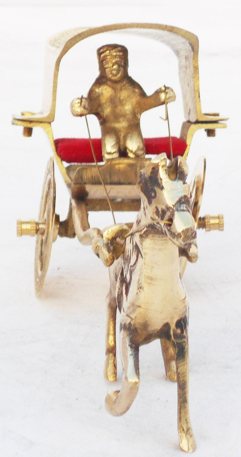 Brass Hourse Cart — 3.5"