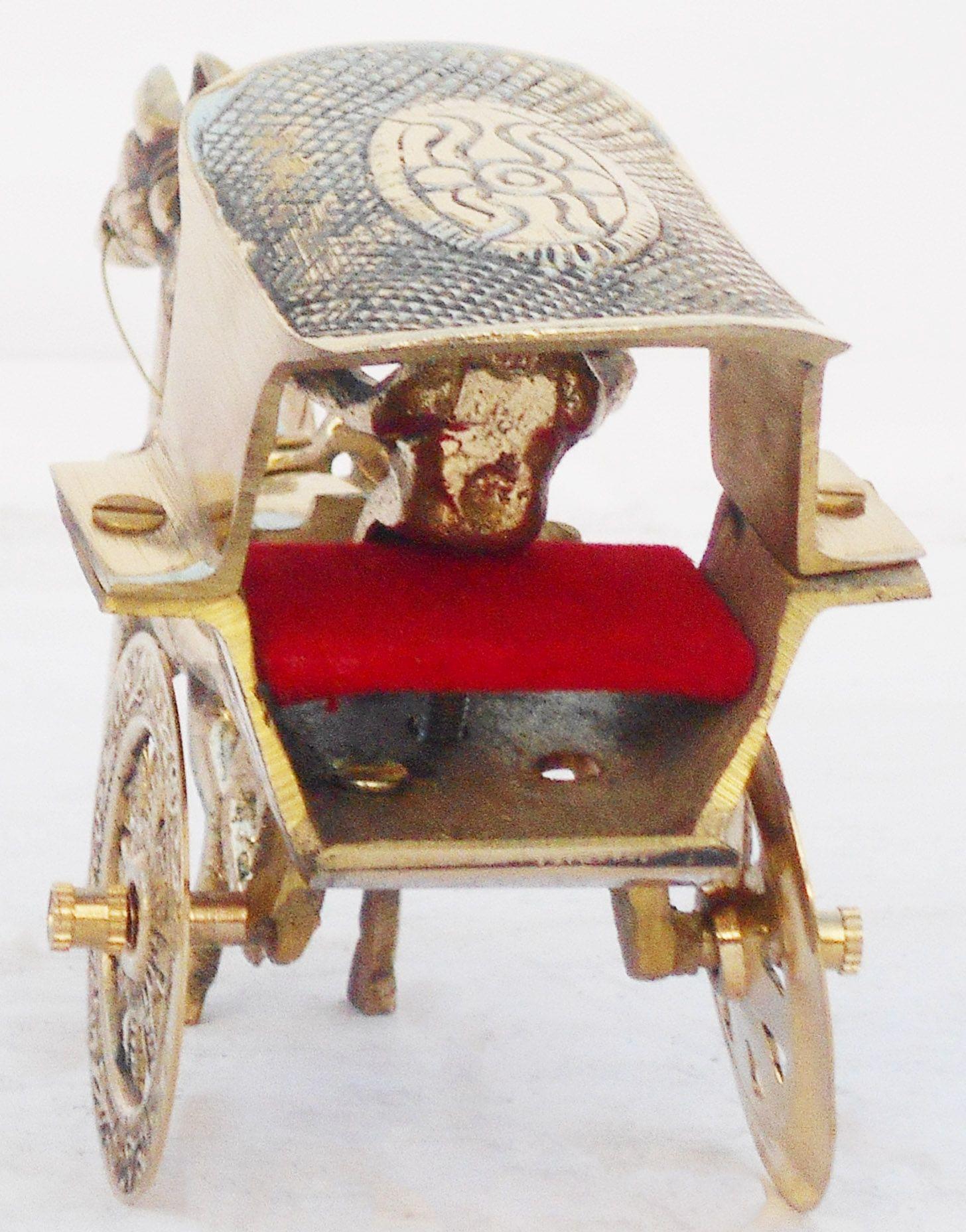 Brass Hourse Cart — 3.5"