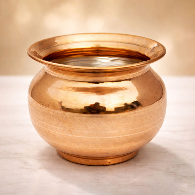 Copper Lota, 430 Ml — 3.5"