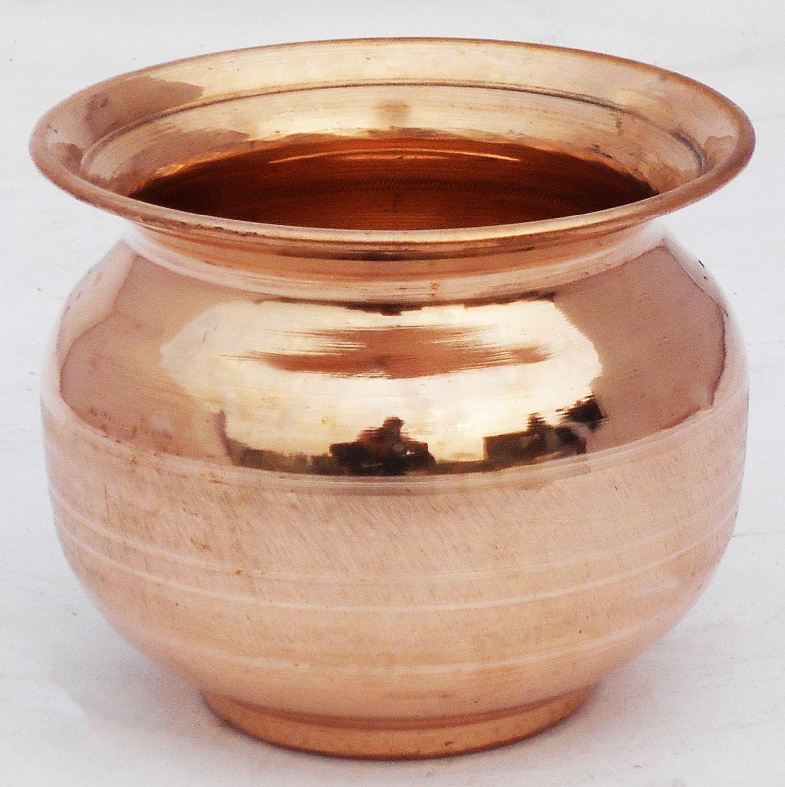 Copper Lota, 430 Ml — 3.5"